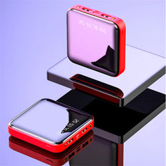 Mirror Surface Power Bank 10000mAh Mini Charger