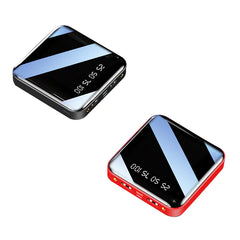 Mirror Surface Power Bank 10000mAh Mini Charger