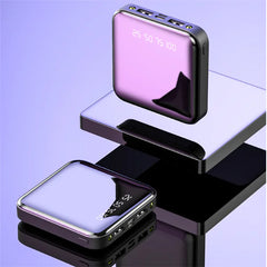 Mirror Surface Power Bank 10000mAh Mini Charger