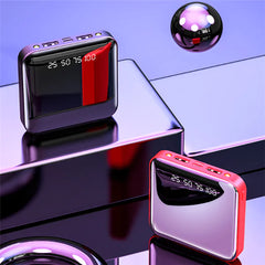 Mirror Surface Power Bank 10000mAh Mini Charger