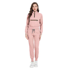 Women's Long Sleeve Scrub Set for Nurses and Doctors