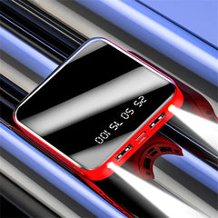 Mirror Surface Power Bank 10000mAh Mini Charger