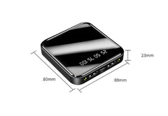 Mirror Surface Power Bank 10000mAh Mini Charger