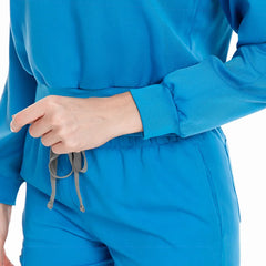 Women's Long Sleeve Scrub Set for Nurses and Doctors